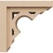 Ekena Millwork 5"W x 10"D x 10"H Classic Sheridan Rough Cedar Woodgrain TimberThane Corbel, Primed Tan CORUR05X10X10SHERCPR - alternate 2